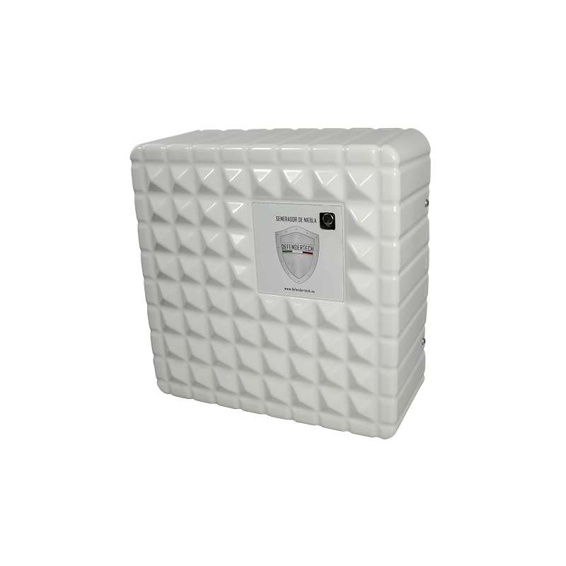 DT-800-AJ - Nebbiogeno Defendertech - 2 relè Ajax installati per l'attivazione e lo sparo - 830 m3 in 60" - Batteria non inclusa DT-800-AJ - Nebbiogeno Defendertech - 2 relè Ajax installati per l'attivazione e lo sparo - 830 m3 in 60" - Batteria non inclusa