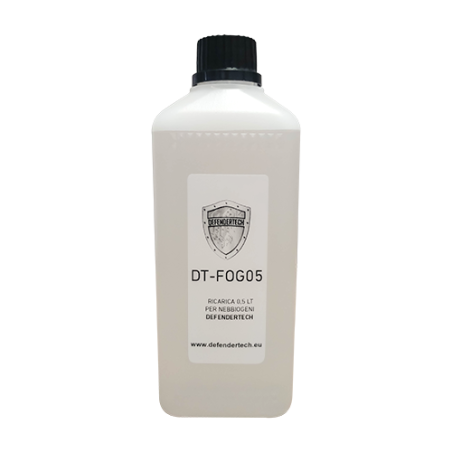 DT-FOG05 - Defendertech - Ricarica liquido - 0.5L - Speciale per 200m3 e 400m3