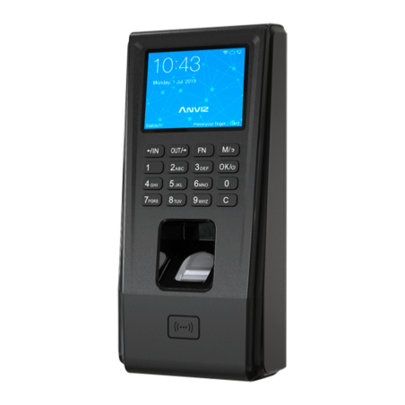 EP30 - Controllo accessi e presenze - Impronte digitali, scheda EM e PIN - 3.000 utenti | 50.000 registri - TCP/IP e Wiegand - 2