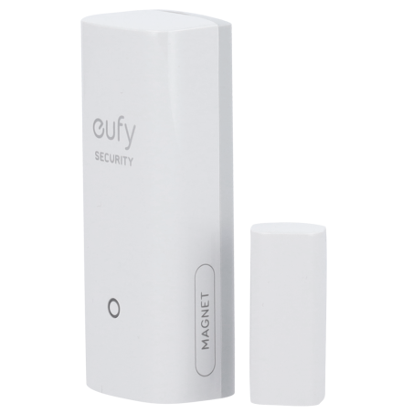 EUFY-ALARM-ENTRY4 - Sensore di apertura Eufy by Anker - Wireless 868 MHz - Compatibile con il sistema di allarme Eufy - Pulsante