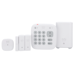 EUFY-ALARM-KIT5 - Kit di allarme Eufy by Anker - HomeBase WiFi/LAN/RF - Tastiera stand-alone con batteria - 2 sensori di apertur