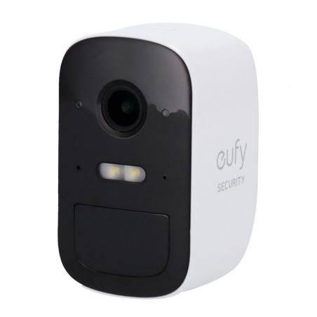 EUFY-CAM2C-S210-ADDON - Telecamera da collegare a HomeBase2 Eufy by Anker - 1080p / 6700 mAh / Sensore PIR + Persone - Comunicaz