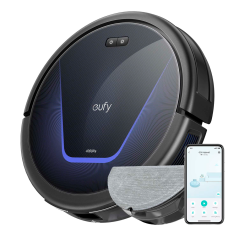EUFY-ROBOVAC-G50-HYBRID - Robot Aspirapolvere Eufy by Anker - Potenza massima di 4000 Pa - Capacità del serbatoio 400 ml Polvere