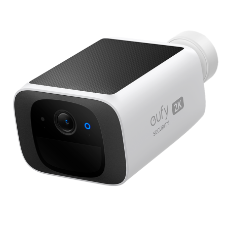 EUFY-SOLOCAM-S220 - Eufy by Anker Telecamera Wifi 2K - Rilevamento Persone/Volto/Movimento - Pannello solare integrato - Storage