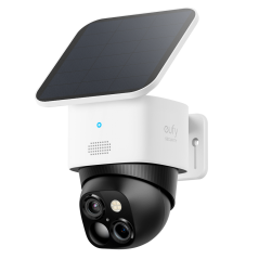 EUFY-SOLOCAM-S340 - Telecamera Wifi 3K Eufy by Anker - Rileva Persone/ Veicoli/ Movimenti - Pannello solare integrato - Storage