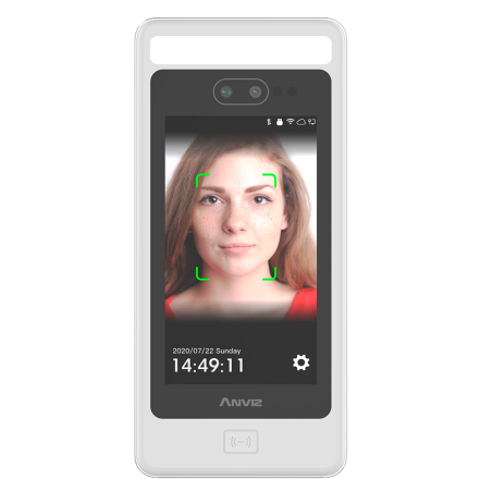 FACEDEEP5 - Controllo accessi e presenza IP65 - Riconoscimento facciale, scheda EM/MF e PIN - 50.000 utenti | 100.000 registri -