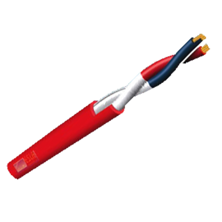 FC10-100-C - Matassa di cavo intrecciato schermato - Bobina da 100 metri - Conduttore in rame 2 x 1.0mm2 - Certificato CPR Cca -