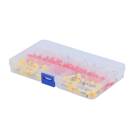 FERRULE-KIT - Kit Puntalini - Per cavi elettrici - Misure diverse - 450 Unità -