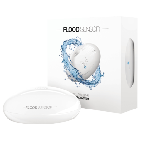 FGBHFS-101 - Rilevatore di inondazione - Senza fili / Bluetooth - Compatibile con Apple HomeKit - Antenna interna - Contatto NC 