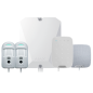 FIBRA-KIT3-PRO-2G-W - Kit di allarme professionale - Certificato Grado 2 - Comunicazione Ethernet e dual SIM 2G - Protocolli Jew FIBRA-KIT3-PRO-2G-W - Kit di allarme professionale - Certificato Grado 2 - Comunicazione Ethernet e dual SIM 2G - Protocolli Jew