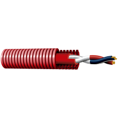 FRC15P-100-C - Matassa di cavo intrecciato schermato - Resistenza al fuoco RF 120 minuti - Bobina da 100 metri - Conduttore di r