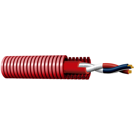 FRC15P-100-C - Matassa di cavo intrecciato schermato - Resistenza al fuoco RF 120 minuti - Bobina da 100 metri - Conduttore di r