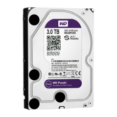 HD3TB - Hard Disk - Capacità 3 TB - Interfaccia SATA 6 GB/s - Modello WD30PURX - Speciale per Videoregistratori - Da solo o inst