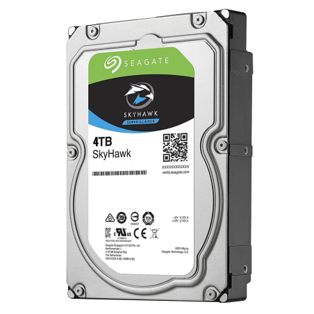HD4TB-S - Disco duro Seagate Skyhawk - Capacità 4 TB - Interfaccia SATA 6 GB/s - Modello ST4000VX000 - Speciale per Videoregistr