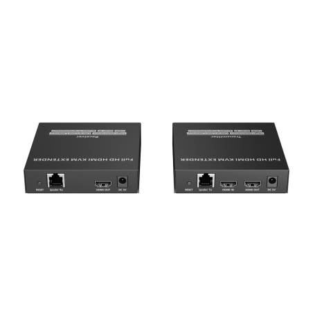 HDMI-EXT-1080p60-KVM150 - Extender KVM del segnale HDMI - Distanza 150 m - Risoluzione FHD - Consente connessioni 1:M - HDMI Loo