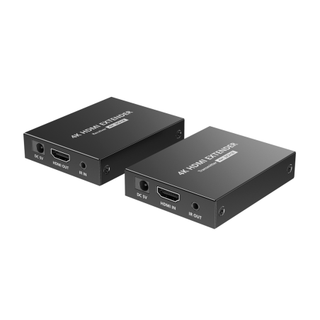 HDMI-EXT-4K30 - Estensore di segnale HDMI - Distanza 40 m - Risoluzione 4K - Consente connessioni 1:1 - POC - Alimentazione tram