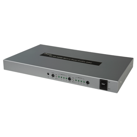 HDMI-MATRIX-4-2 - Moltiplicatore di segnale HDMI - 4 entrate HDMI - 2 uscite HDMI - Fino a 4K (entrata e uscita) - Lunghezza mas