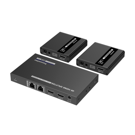 HDMI-SPL-1x2-4K30-CAT6 - Extender Splitter del segnale HDMI - Distanza 40 m - Risoluzione 4K - Consente connessioni 1:2 - HDMI L