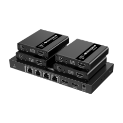 HDMI-SPL-1x4-4K30-CAT6 - Extender Splitter del segnale HDMI - Distanza 40 m - Risoluzione 4K - Consente connessioni 1:4 - HDMI L