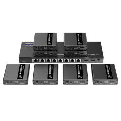 HDMI-SPL-1x8-4K30-CAT6 - Extender Splitter del segnale HDMI - Distanza 40 m - Risoluzione 4K - Consente connessioni 1:8 - HDMI L
