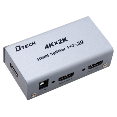 HDMI-SPLITTER-2-4K - Moltiplicatore di segnale HDMI - 1 ingresso HDMI - 2 uscite HDMI - Fino a 4K*2 - Lunghezza massima in uscit