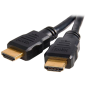 HDMI1-05 - Cavo HDMI - Connettori HDMI tipo A maschio - Alta velocità - 0.5 m - Colore nero - Connettori anticorrosione