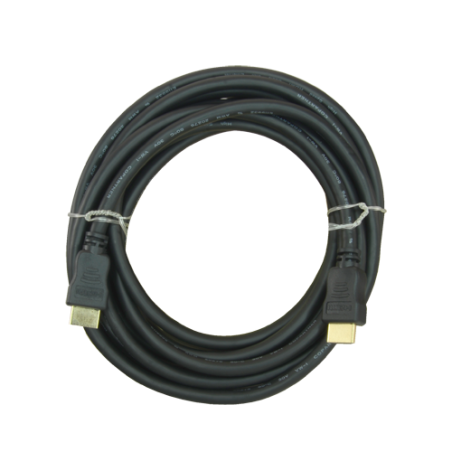 HDMI1-5 - Cavo HDMI - Connettori HDMI tipo A maschio - Alta velocità - 5 m - Colore nero - Connettori anticorrosione