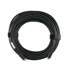 HDMI1A-25 - Cavo HDMI - Connettori HDMI tipo A maschio - Amplificato e schermato - 25 m - Colore nero - Connettori anticorrosion