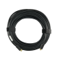 HDMI1A-25 - Cavo HDMI - Connettori HDMI tipo A maschio - Amplificato e schermato - 25 m - Colore nero - Connettori anticorrosion