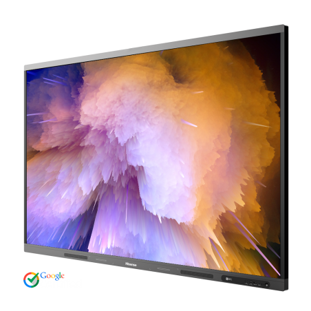 HIS-65MR6DE-E - Monitor interattivo HISENSE 65" 4K - Risoluzione 3840x2160 - Certificazione Google - Trasmissione wireless - And
