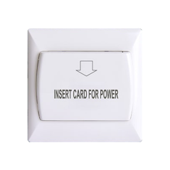 HOTEL-ENERGY - Interruttore per hotelcard - Compatibile con qualsiasi tipo di scheda - LED di posizione - Realizzato in PC resis