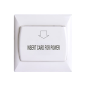HOTEL-ENERGY - Interruttore per hotelcard - Compatibile con qualsiasi tipo di scheda - LED di posizione - Realizzato in PC resis HOTEL-ENERGY - Interruttore per hotelcard - Compatibile con qualsiasi tipo di scheda - LED di posizione - Realizzato in PC resis