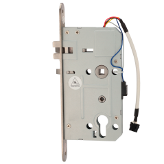 HOTEL-LOCK-EU6-L - Serratura per hotel - Cilindro a profilo europeo - Entrata da 60 mm - Apertura a sinistra - Foro per cilindro