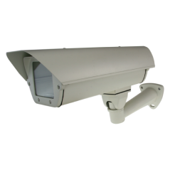 HS350W - Box protettore - Lega di alluminio - Resistente all'acqua - Ventilazione e Riscaldamento DC 12 V - Staffa inclusa - Mas