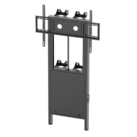 IB-EST08-W2-V3-B - Supporto motorizzato pavimento-parete - Peso supportato 100Kg - VESA 900x600mm - Altezza regolabile