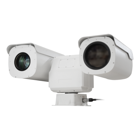 IPPTZ900A-150D4 - ThermTec Telecamera termica IP PTZ a Doppia ottica - 640x512VOx | Obiettivo 30 ~150mm Termico - Sensibilità te