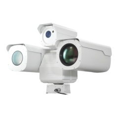 IPPTZ900A-150D4-C - ThermTec Telecamera termica IP PTZ a Doppia ottica - 640x512 InSb Raffreddato| Obiettivo 30~660mm Termico - 