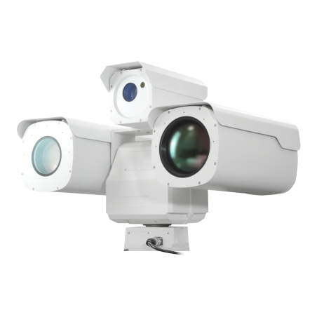 IPPTZ900A-150D4-C - ThermTec Telecamera termica IP PTZ a Doppia ottica - 640x512 InSb Raffreddato| Obiettivo 30~660mm Termico - 