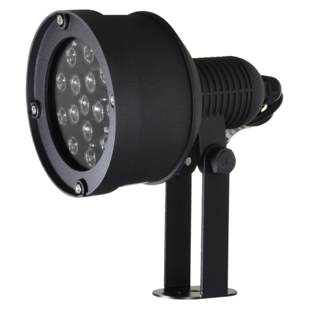IR40-180 - Faretto a infrarossi con portata di 180m - Iluminazione LEDs - 850nm, 40° di apertura - 6 leds Ø10 - Esso comprende u
