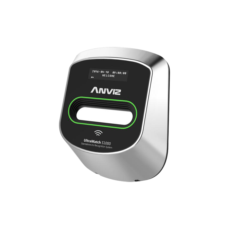 IRIS-S1000 - Lettore biometrico autonomo ANVIZ - Iride e scheda EM RFID - 150 registrazioni / 50000 registri - TCP/IP, RS485, Wi IRIS-S1000 - Lettore biometrico autonomo ANVIZ - Iride e scheda EM RFID - 150 registrazioni / 50000 registri - TCP/IP, RS485, Wi