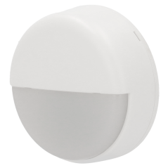 JBE-2162 - Indicatore luminoso Jade Bird - LED rosso - Specifico per incendio - Plastica ABS bianca - Dimensioni ridotte