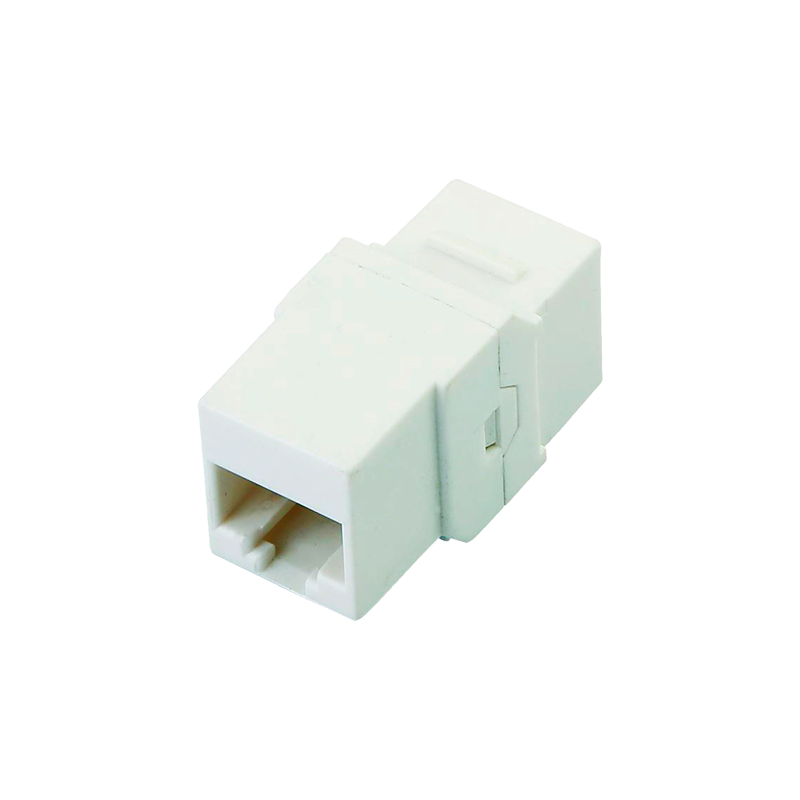 KS5E-RJ45 - Connettore - Giunto per cavo UTP - Connettore ingresso RJ45 - Connettore uscita RJ45 - Compatibile UTP categoria 5E 