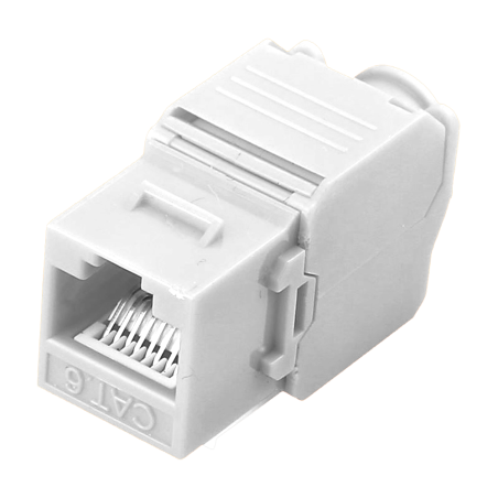 KS6-TL180 - Connettore per cavi UTP - Connettore uscita RJ45 - Compatibile UTP categoria 6 - Facile installazione senza necessit