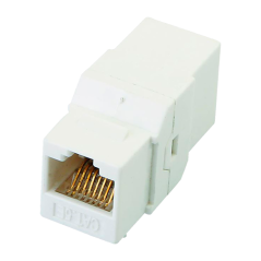 KS6A-RJ45 - Connettore - Giunto per cavo UTP - Connettore ingresso RJ45 - Connettore uscita RJ45 - Compatibile UTP categoria 6A