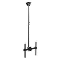 LCDS106 - Staffa a soffitto - Peso supportato 50Kg - VESA 400x400mm - Distanza dal soffitto 1060-1560mm