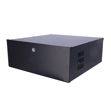 LOCKBOX-4U - Custodia in metallo chiusa per DVR - Specifico per TVCC - Per i registratori fino a 4U rack - Serratura a leva - Ve