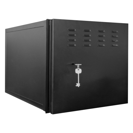 LOCKBOX-6U-SL - Custodia in metallo chiusa per DVR - Specifico per TVCC - Per i registratori fino a 6U rack - Serratura a leva -