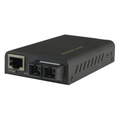 MC-SC45-DM805 - Media Converter - Ethernet RJ45 - Fibra multimodale - Connettore Duplex SC - TRx 850 nm - Gigabit - Massimo 550 