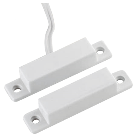 MC-SWPC - Contatto magnetico - Adatto per l'installazione nel legno - Tecnologia Reed - Sistema di connessione con 2 fili - Resi
