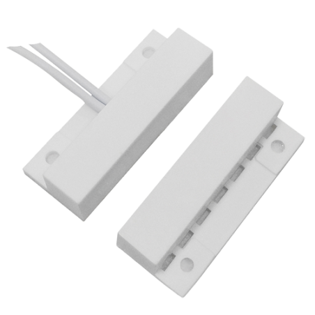 MC-SWPC-M1 - Contatto magnetico - Adatto per l'installazione nel legno - Tecnologia Reed - Sistema di connessione con 2 fili - R